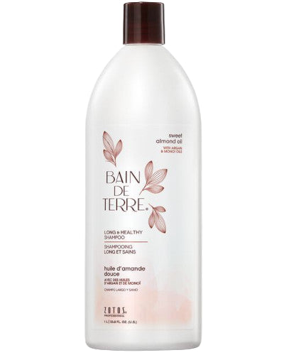 Sweet Almond Oil Long & Healthy Shampoo Liter 33.8 oz