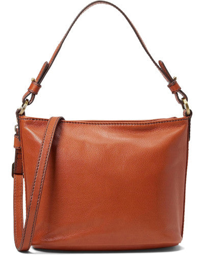 Belle Convertible Shoulder Bag- Burnt Orange