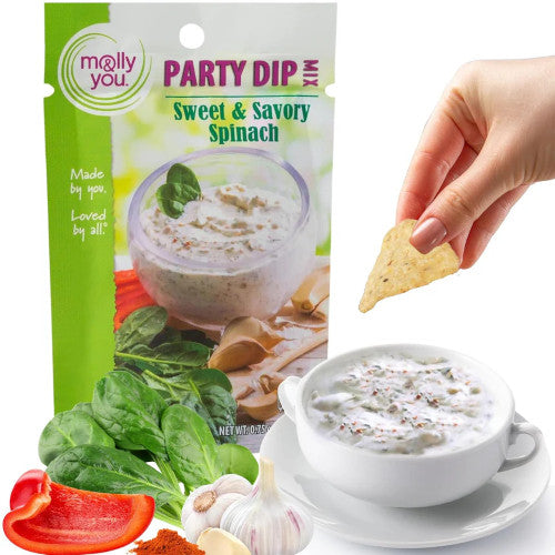 Sweet & Savory Spinach Party Dip Mix