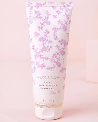 Relax Velvet Body Scrub 8 oz