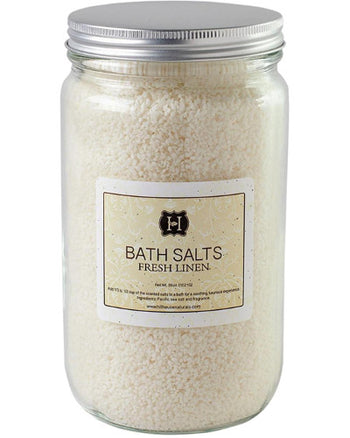 Fresh Linen Bath Salts in a Jar 36 oz