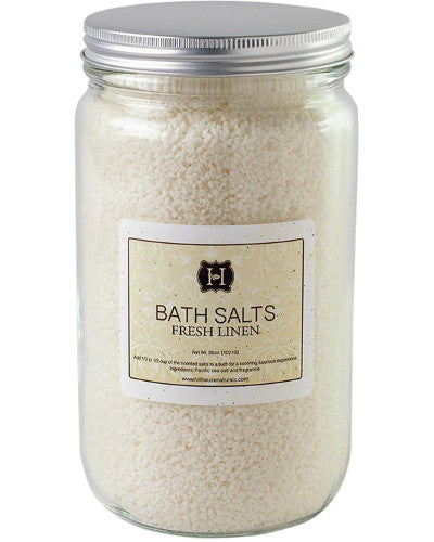 Fresh Linen Bath Salts in a Jar 36 oz