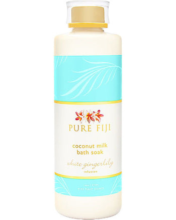 White Gingerlily Coconut Milk Bath Soak 16 oz