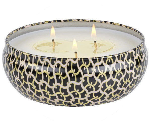 Ambre Lumiere 3 Wick TIn Candle 12 oz