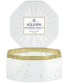 Bourbon Vanille 3 Wick Octagon Tin Candle 12 oz