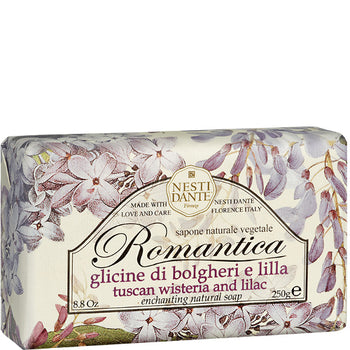 Romantica Tuscan Wisteria and Lilac Enchanting Natural Soap 8.8 oz