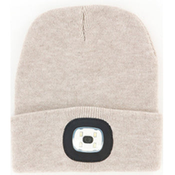 Night Scout Rechargeable LED Beanie-Oat
