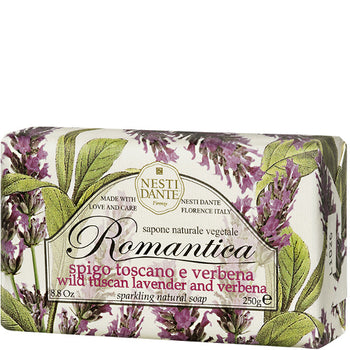 Romantica Wild Tuscan Lavender and Verbena Sparkling Natural Soap 8.8 oz