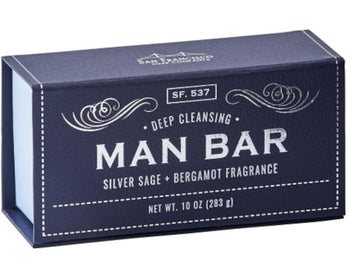MAN BAR - Deep Cleansing Silver Sage & Bergamot  10 oz