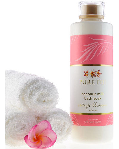 Orange Blossom Coconut Milk Bath Soak 16 oz