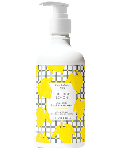 Sunshine Lemon Goat Milk Lotion 12.5 oz