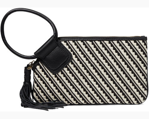 Sable Wristlet- Black and White
