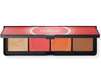 Halo Sculpt + Glow Face Palette With Vitamin E-Coral Saturation