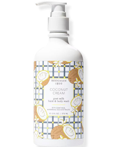 Coconut Cream Hand & Body Wash 12.5 oz