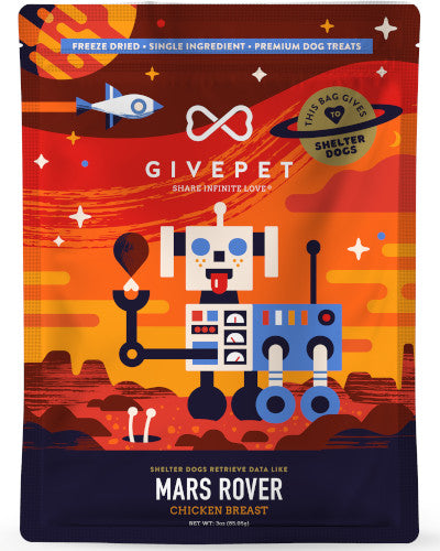 Mars Rover Freeze-Dried Dog Treats