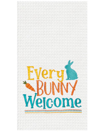 Every Bunny Welcome Kitchen Towel