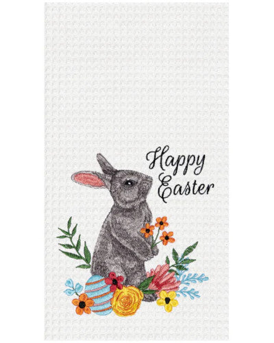 Happy Easter Bunny Kitchen Towel