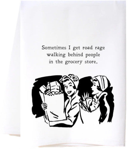 Road Rage Flour Sack Towel