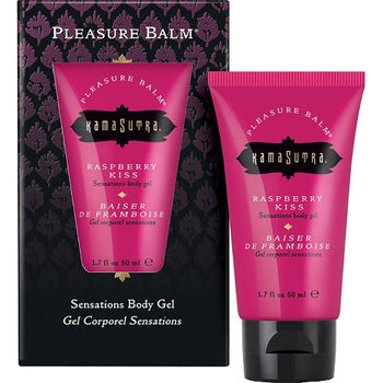 Pleasure Balm Sensations Body Gel Raspberry Kiss 1.7 oz