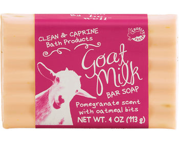 Goat Milk - Pomegranate Scented Bar Soap 4 oz