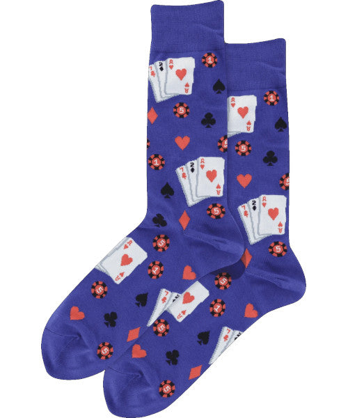 Men's Gambling Crew Socks