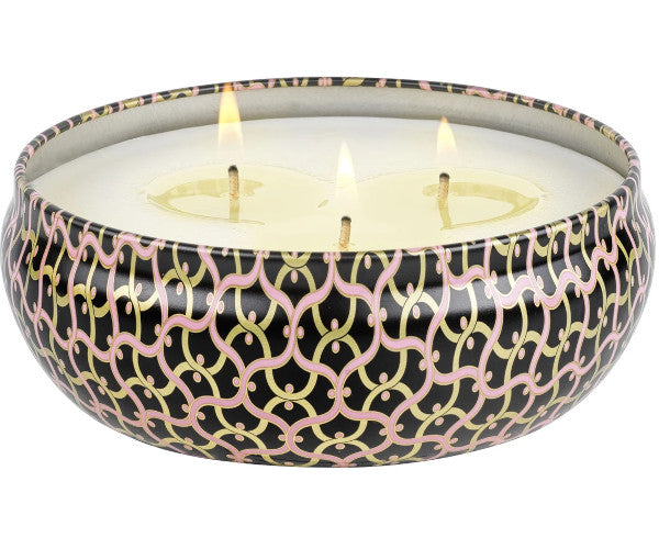 Pink Citron Grapefruit 3 Wick Tin Candle 12 oz