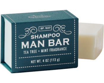 Tea Tree & Mint Shampoo Man Bar 4 oz