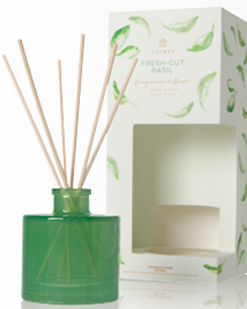 Fresh-Cut Basil Petite Reed Diffuser 4 oz