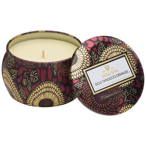 Goji Tarocco Orange Mini Tin Candle