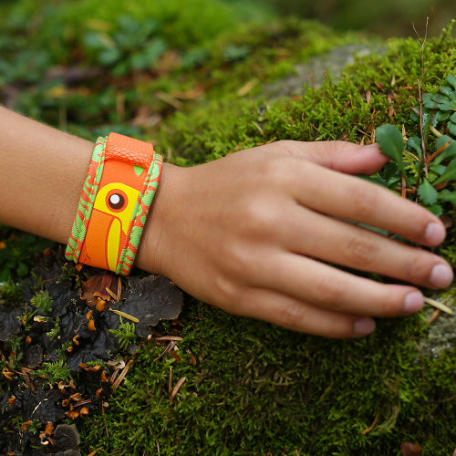 Mosquito Repellent Kids Wristband Toucan