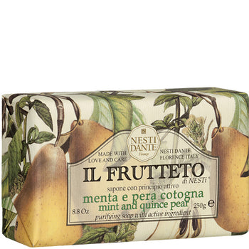 Il Frutteto Mint and Quince Pear Bar Soap 8.8 oz