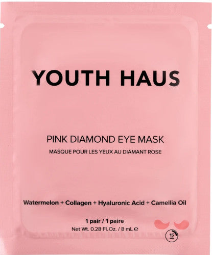 Youth Haus Pink Diamond Eye Mask 5ct
