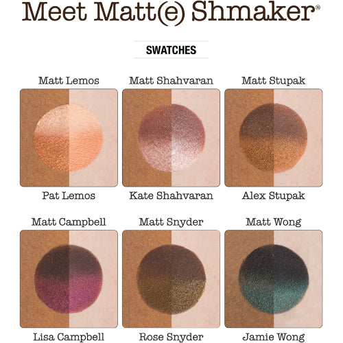 Meet Matt(e) Shmaker Eyeshadow Palette 0.34 oz