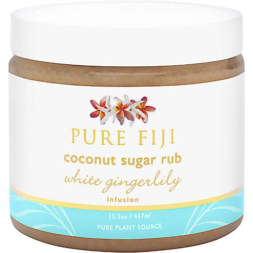 White Gingerlily Coconut Sugar Rub 10 oz