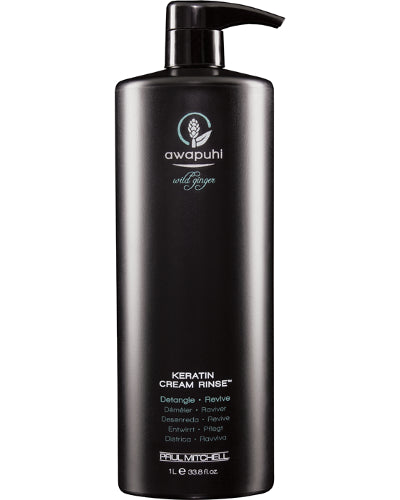 Awapuhi Wild Ginger Keratin Cream Rinse Liter 33.8 oz