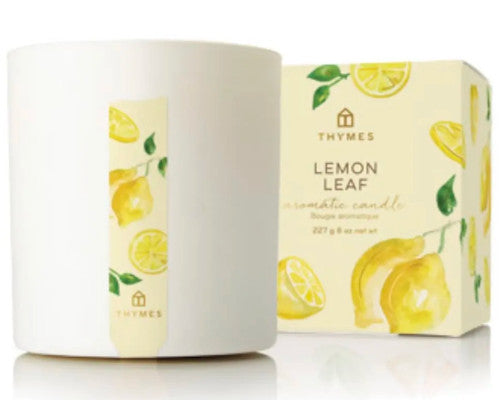 Lemon Leaf Poured Candle 8 oz