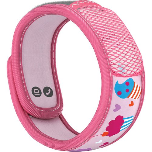 Mosquito Repellent Kids Wristband Cupcake