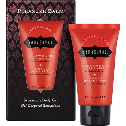 Pleasure Balm Sensations Body Gel Strawberry Dreams 1.7 oz