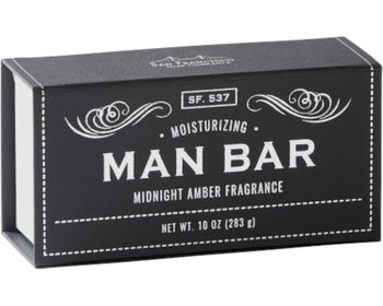 MAN BAR - Moisturizing Midnight Amber  10 oz