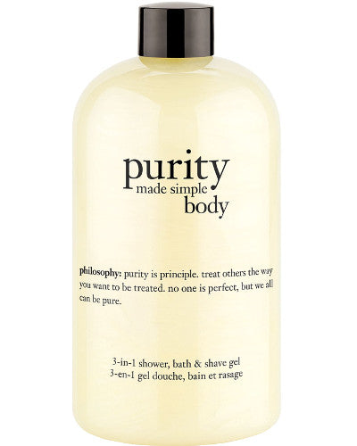 Purity Made Simple Body 3-in-1 Shower, Bath & Shave Gel 16 oz