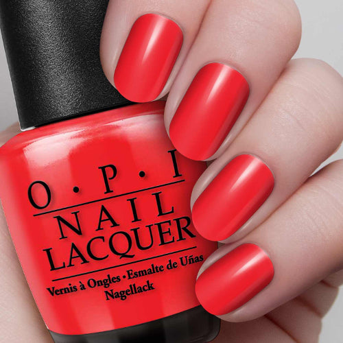 OPI Nail Lacquer, Big Apple Red, Nail Polish, 0.5 fl oz 