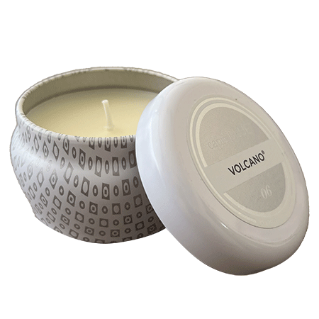 Capri Blue Volcan Mini Tin White 3 oz