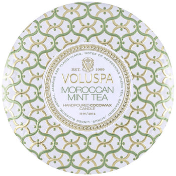 MOROCCAN MINT TEA 3 WICK TIN CANDLE