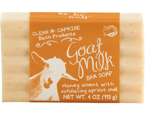 Goat Milk - Honey Scented - Exfoliating Bar Soap 4 oz