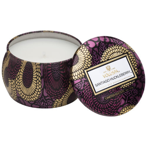 Santiago Huckleberry Petite Decorative Candle 4 oz