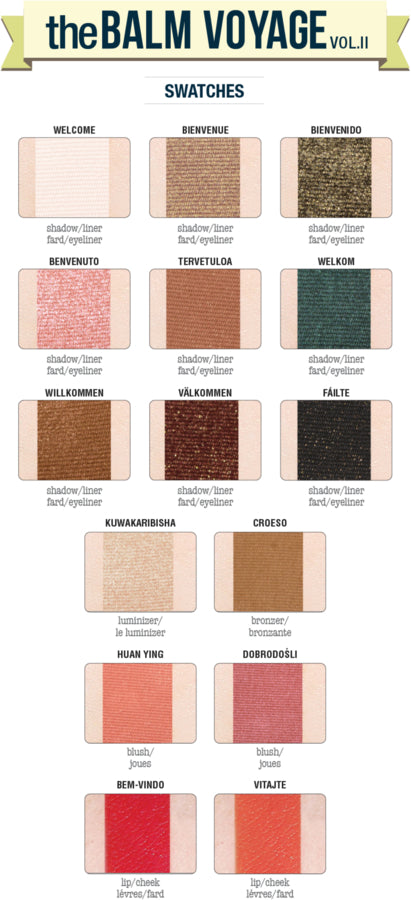 theBalm Voyage Vol.2 Face Palette