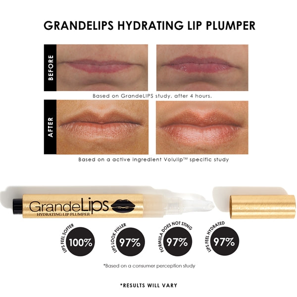 GrandeLIPS Hydrating Lip Plumper Spicy Mauve 0.084 oz