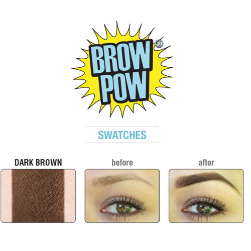 Brow Pow Eyebrow Powder 0.03 oz Dark Brown