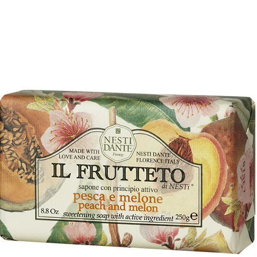 Nesti Dante Il Frutteto Sweetening Soap - Peach & Melon 8.8oz