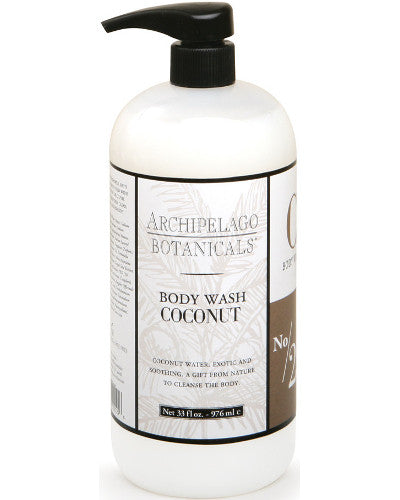 Coconut Body Wash Liter 33 oz